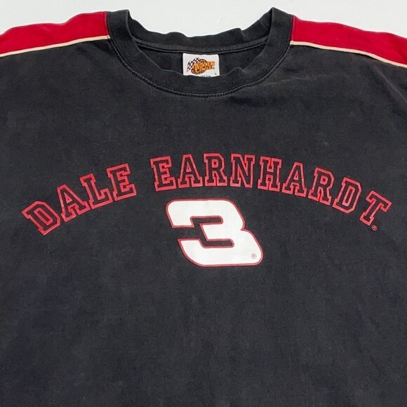 Vintage Dale Earnhardt #3 Winner's Circle Black and Red Long Sleeve Tee Large - Picture 4 of 8